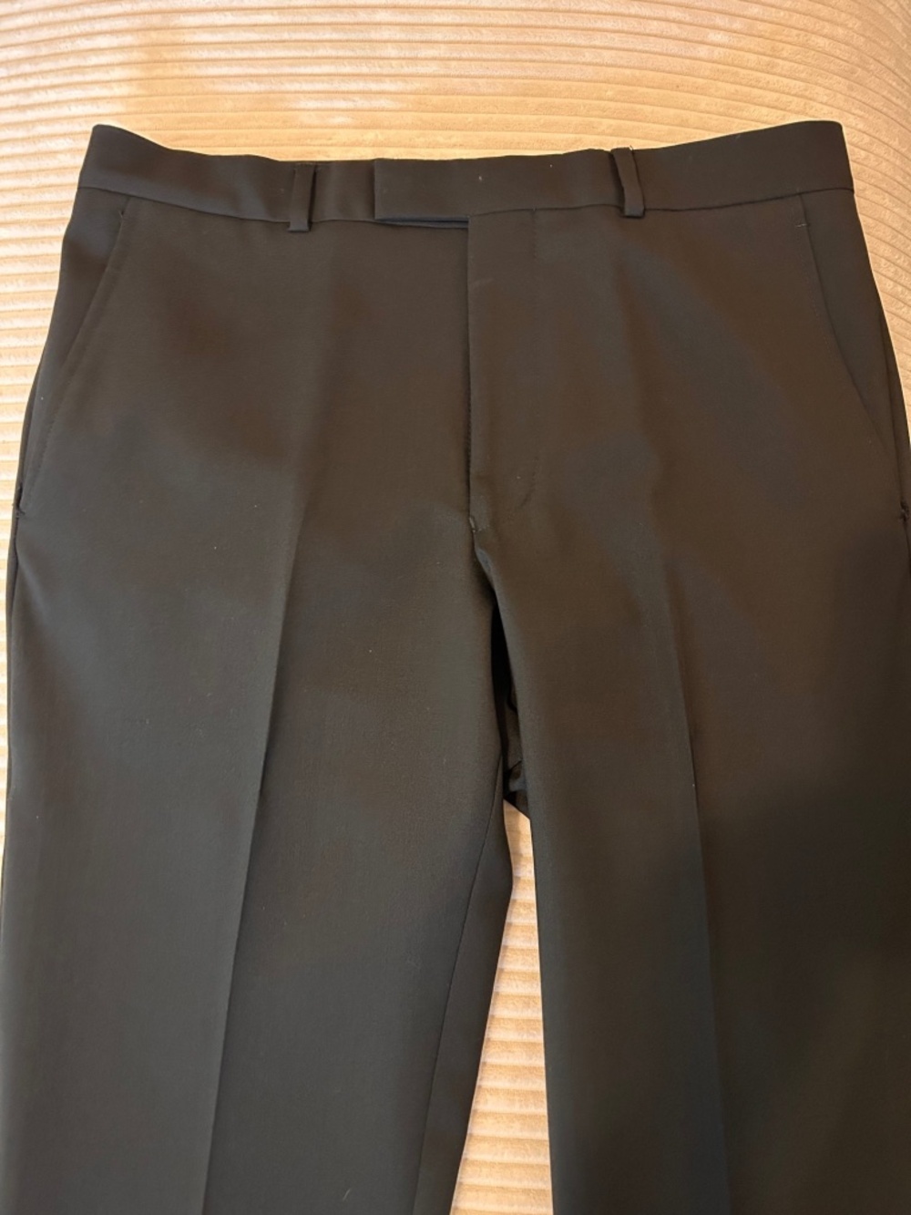 Kenneth Cole New York Men’s Black 100% Wool Suit 38R 32x31 Two Piece - Picture 6 of 7
